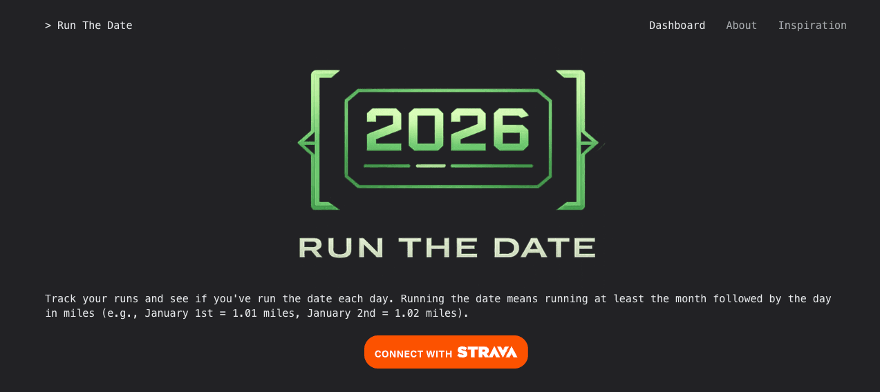 preview of Run The Date app